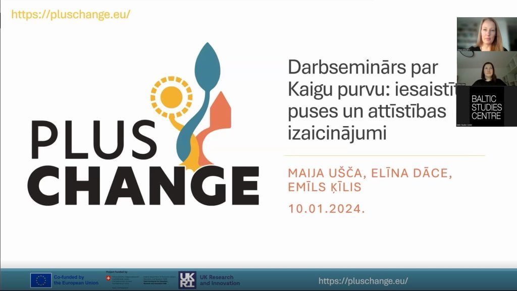 Presentation from Kaigu Peatland, Workshop 1. 